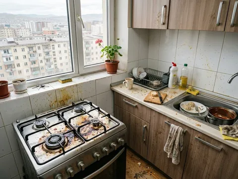 Цэвэрлэгээ хийх шаардлагатай гал тогоо